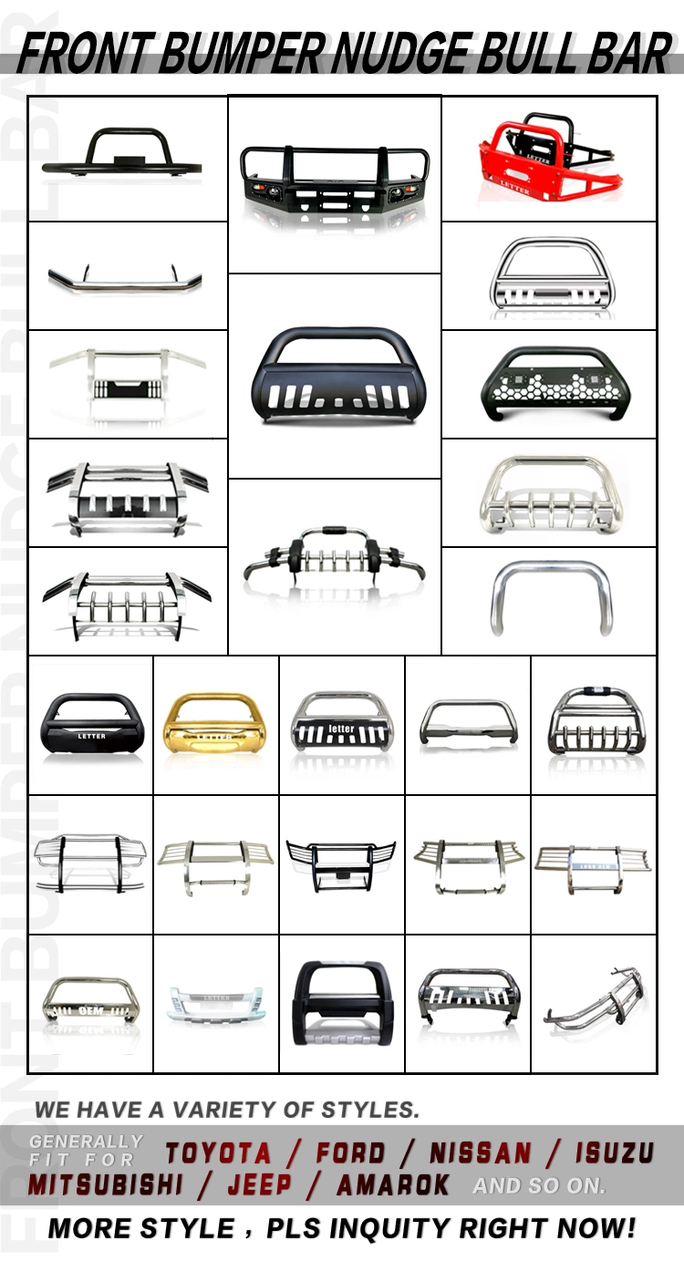 Newest Pickup Ttuck Auto Parachoques Delantero Front Bull Bar for Revo