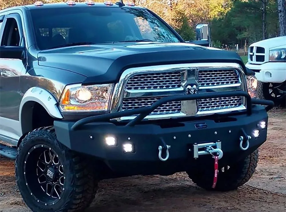 Dodge RAM for Toyota Land Cruiser 4X4 Steel Winch Bull Bar Front Bumper Nudge Bar